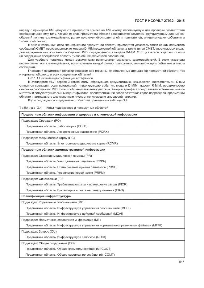 ГОСТ Р ИСО/HL 7 27932-2015, страница 551